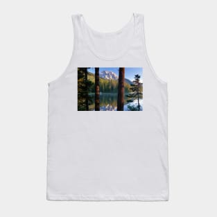 Mt Moran Reflected In String Lake Grand Teton National Park Tank Top